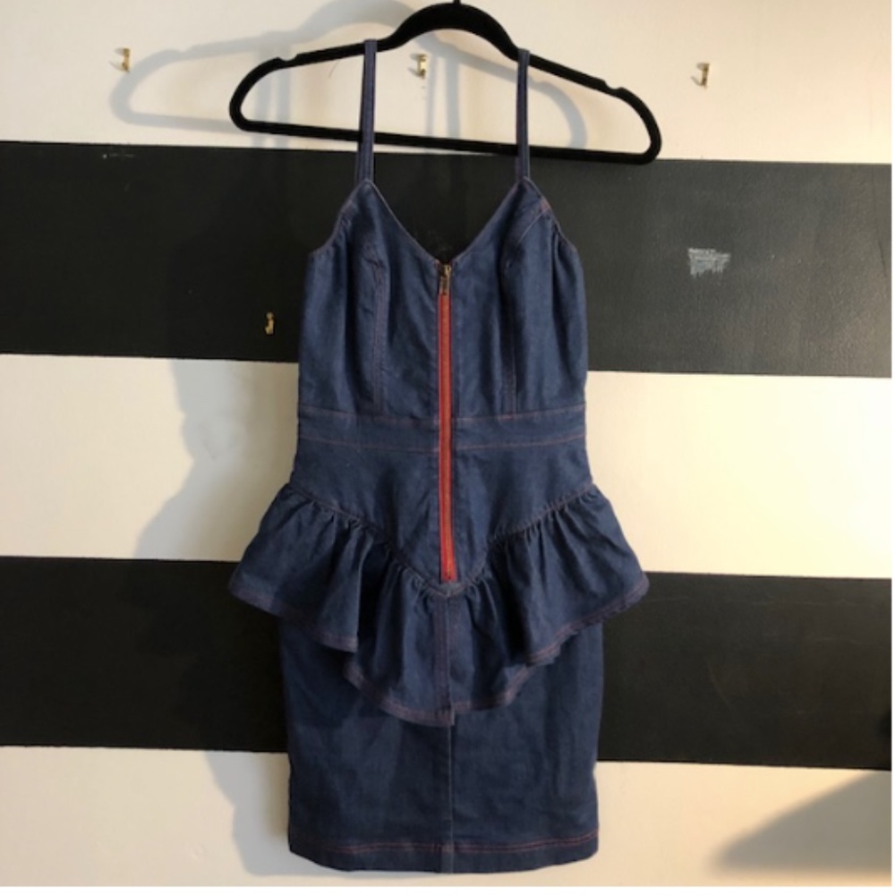 BETSEY JOHNSON Denim Dress Size 2